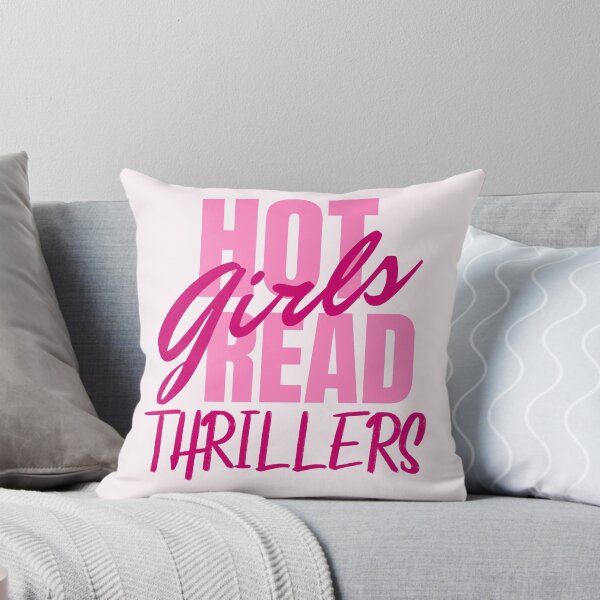 Artikelvorschau, Heiße Mädchen lesen Thriller – Bücherwurm-Pink entworfen und verkauft von humnoo.