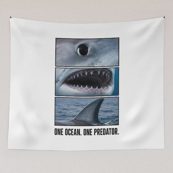 Item preview, One Ocean. One Predator. designed and sold by Azagthoth.