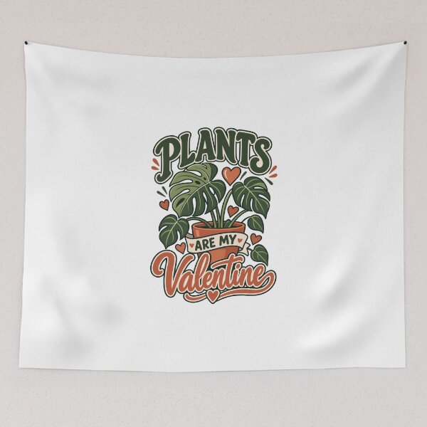Item preview, Plants Are My Valentine | Plant Lady Monstera Tee designed and sold by FBA.