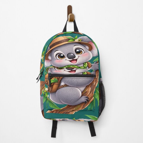 Item preview, Cute Adventure Koala – Kawaii Eucalyptus Explorer designed and sold by DoodleWorld Studio .