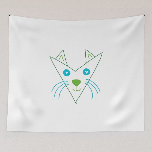 Item preview, whismical cat designed and sold by indicolite1.