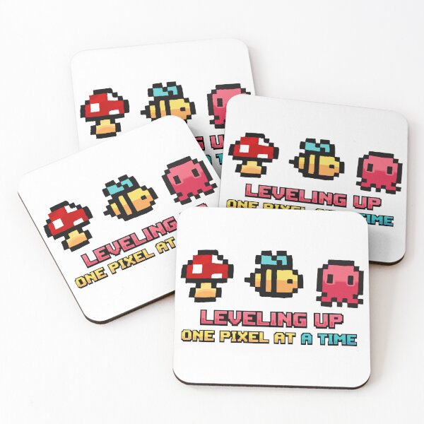Item preview, Leveling Up - Retro Pixel Art Gaming  T shirt Design designed and sold by Alimehab | Graphic tees | Design & Art.