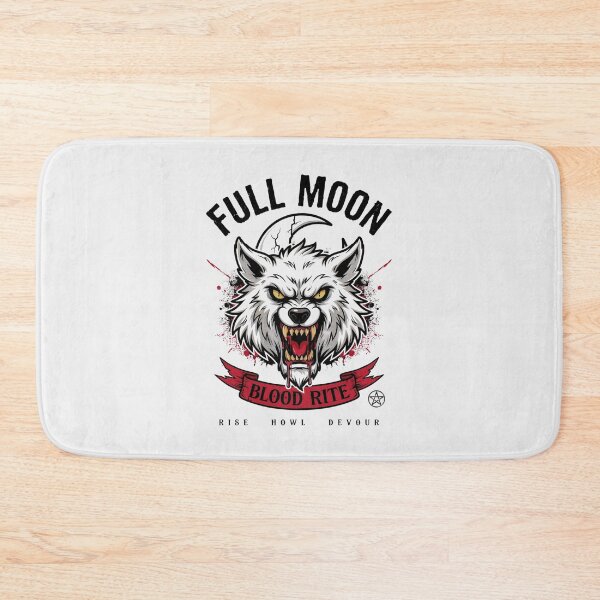 Item preview, Full Moon Werewolf Blood Rite Dark Occult Graphic designed and sold by Enea Kelo.