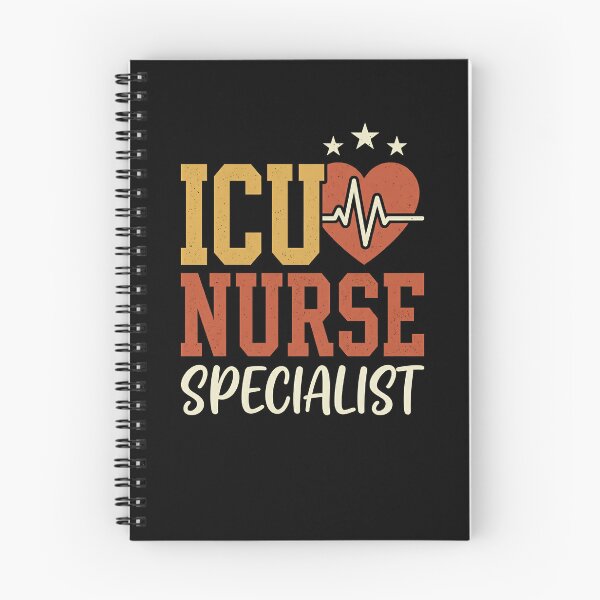 Item preview, ICU Nurse Specialist Vintage Heartbeat designed and sold by VinsendDraconi.