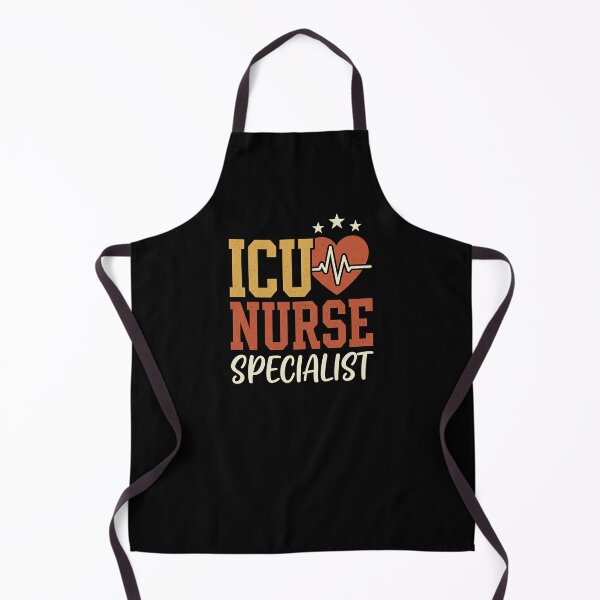Item preview, ICU Nurse Specialist Vintage Heartbeat designed and sold by VinsendDraconi.