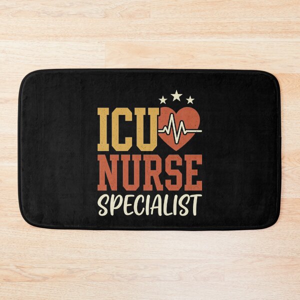 Item preview, ICU Nurse Specialist Vintage Heartbeat designed and sold by VinsendDraconi.