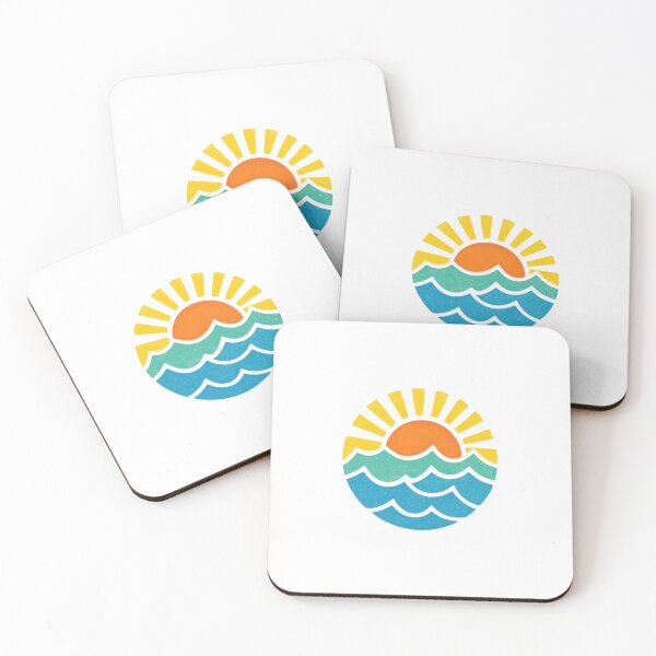 Item preview, Ocean Waves Retro Vintage Summer Beach designed and sold by HBDStudio.