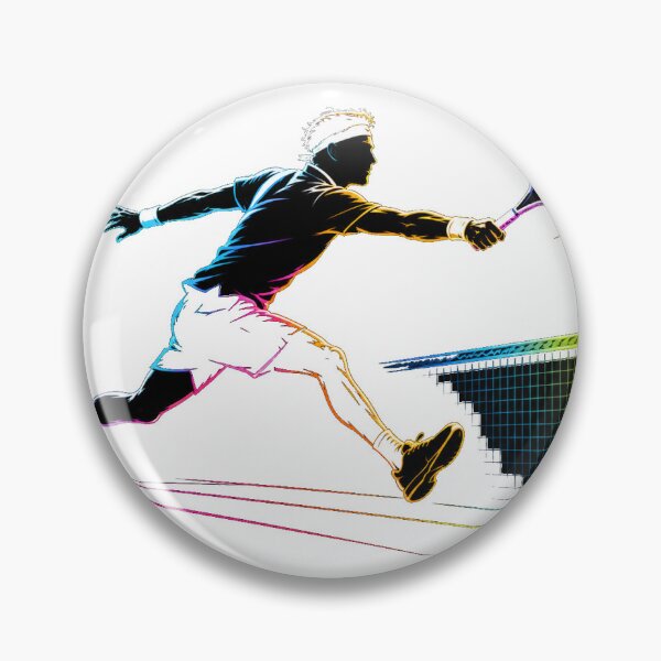 Item preview, Volley at the net – Dynamic tennis designed and sold by IconsClub.