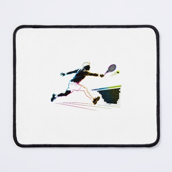 Item preview, Volley at the net – Dynamic tennis designed and sold by IconsClub.