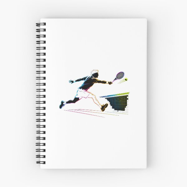 Item preview, Volley at the net – Dynamic tennis designed and sold by IconsClub.