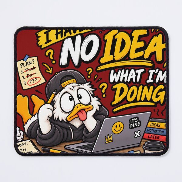 Item preview, I Have No Idea What I'm Doing – Funny Relatable Meme Design designed and sold by VasiArtLab.