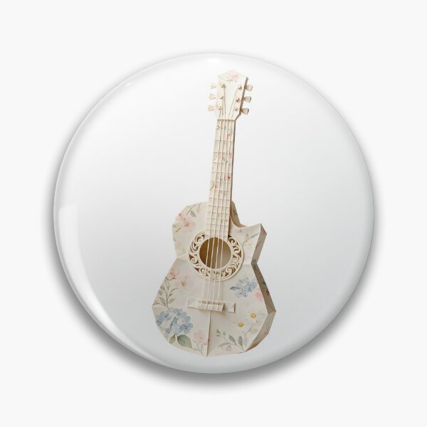 Item preview, Watercolor Origami Guitar Art designed and sold by Marcu Ioachim.