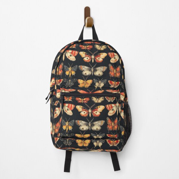 Item preview, Vintage Gothic Moth Orange Butterfly Pattern by Moose Disco designed and sold by MooseDisco.