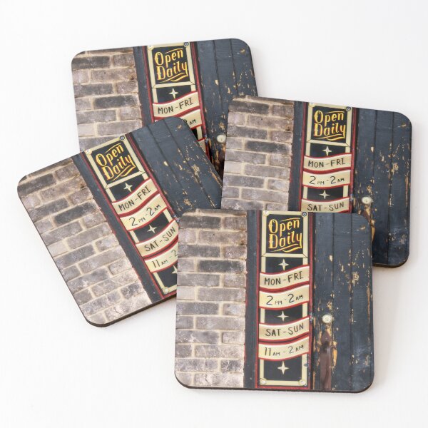 Item preview, Open Daily Vintage Pub Sign designed and sold by SiliconValleyUS.