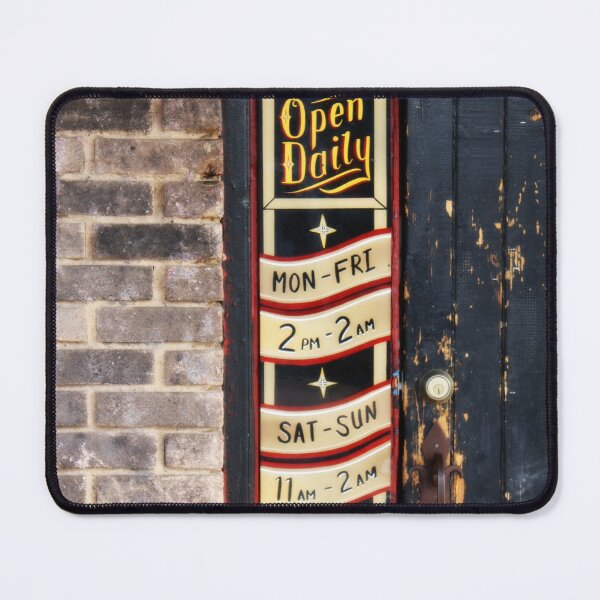 Item preview, Open Daily Vintage Pub Sign designed and sold by SiliconValleyUS.