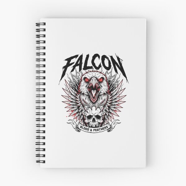 Item preview, Falcon Blood And Feathers Skull Deathcore Graphic designed and sold by Enea Kelo.