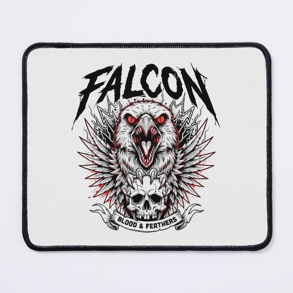 Item preview, Falcon Blood And Feathers Skull Deathcore Graphic designed and sold by Enea Kelo.