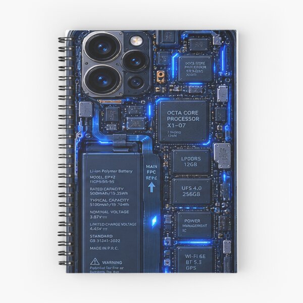 Item preview, Smartphone Internal Hardware - Cyber Blue Edition designed and sold by Somchartthai.