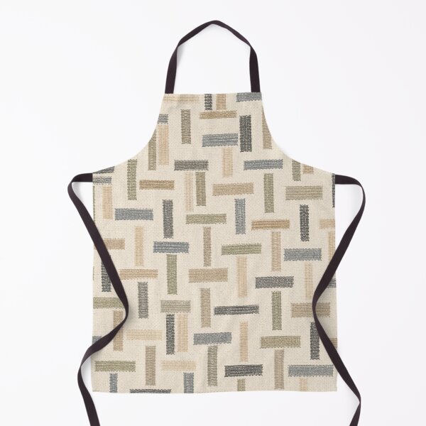 Item preview, Minimalist Textured Embroidery Basketweave Pattern Linen Neutral designed and sold by QCena.