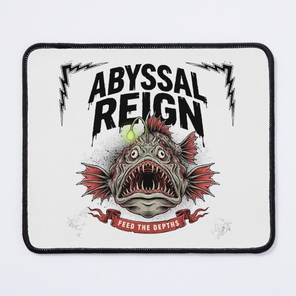Item preview, Abyssal Reign Anglerfish Deep Sea Monster Graphic designed and sold by Enea Kelo.