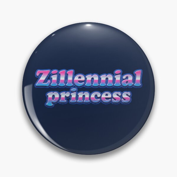 Item preview, zillennial princess retro vintage y2k 2000s pink grey purple blue designed and sold by sadieillust.