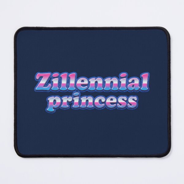 Item preview, zillennial princess retro vintage y2k 2000s pink grey purple blue designed and sold by sadieillust.