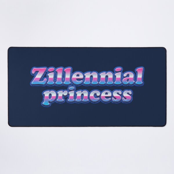 Item preview, zillennial princess retro vintage y2k 2000s pink grey purple blue designed and sold by sadieillust.