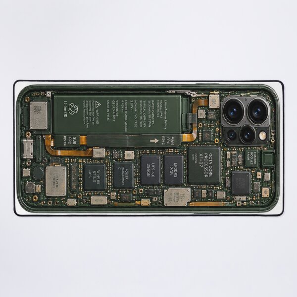 Item preview, Smartphone Internal Hardware - Green Edition designed and sold by Somchartthai.