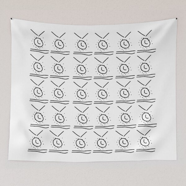 Item preview, Minimalist Clock Pattern – Repeating Clock Design designed and sold by StudioAyinla.