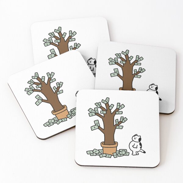 Item preview, Money tree and a Cat designed and sold by superbaechoo.