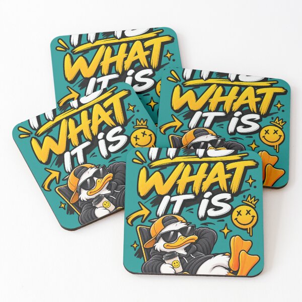 Item preview, It Is What It Is – Funny Relaxed Life Quote Design designed and sold by VasiArtLab.