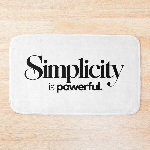 Item preview, Simplicity Is Powerful designed and sold by bolaAura.