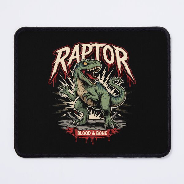 Item preview, Raptor Blood And Bone Dinosaur Deathcore Graphic designed and sold by Enea Kelo.