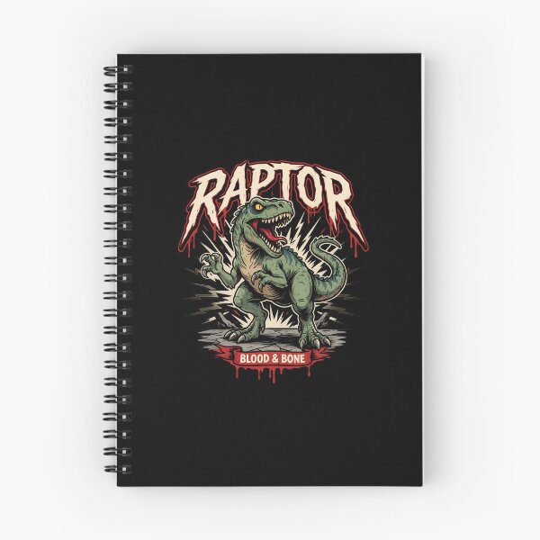 Item preview, Raptor Blood And Bone Dinosaur Deathcore Graphic designed and sold by Enea Kelo.