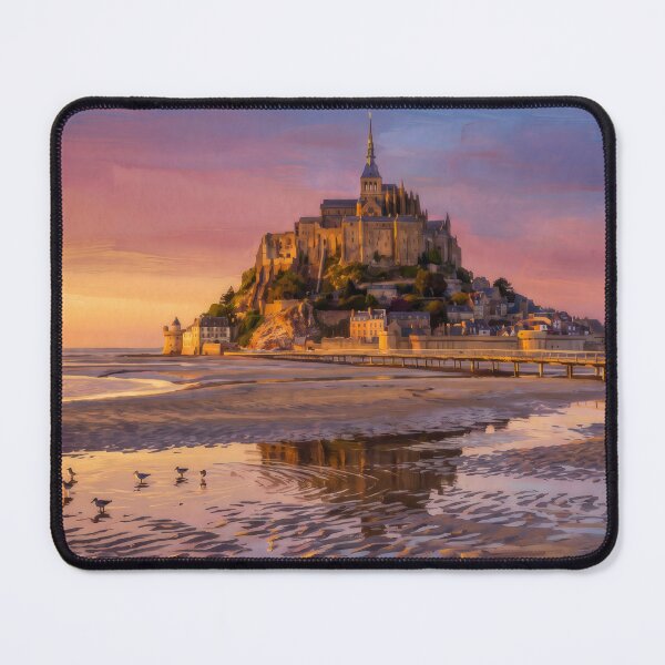 Item preview, Mont Saint-Michel at Low Tide designed and sold by RedPeaStudio.