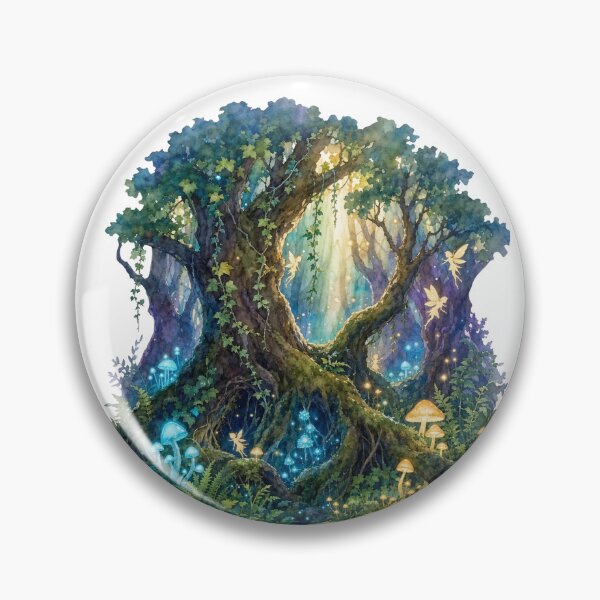 Item preview, fantasy forest tree art designed and sold by introvertarts.