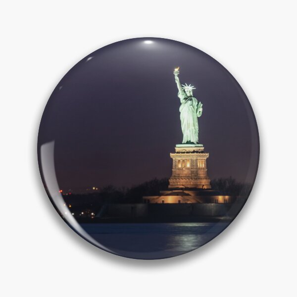 Item preview, Title Statue of Liberty Night Print designed and sold by ImgPrint.