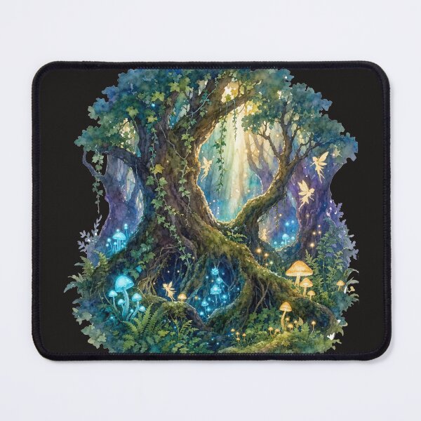 Item preview, fantasy forest tree art designed and sold by introvertarts.