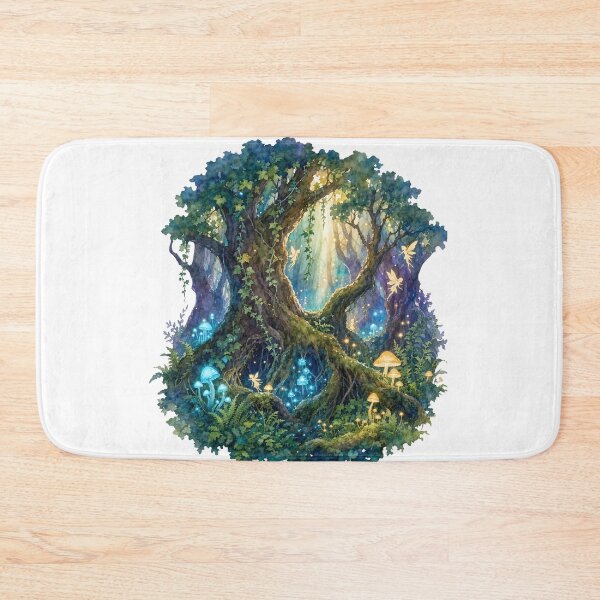 Item preview, fantasy forest tree art designed and sold by introvertarts.