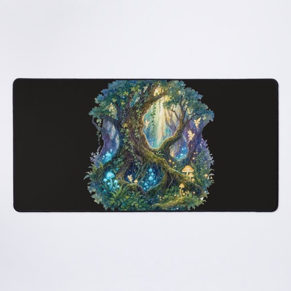 Item preview, fantasy forest tree art designed and sold by introvertarts.