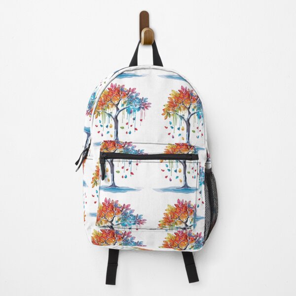 Item preview, Colorful Seasons Tree – Vibrant Autumn and Winter Fantasy Nature designed and sold by Awarrie.