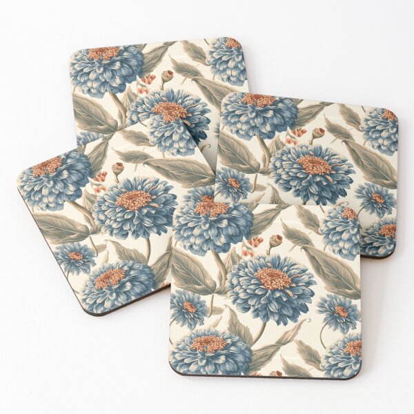 Item preview, Colorful Zinnia  - Retro Flower Floral - Anniversary Gifts For Him designed and sold by RoyalStarsPatts.