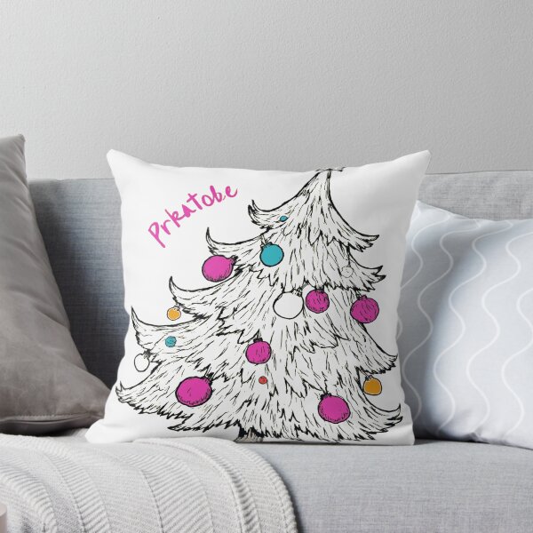 Item preview, Whimsical Tilted Christmas Tree Doodle designed and sold by icm4639.