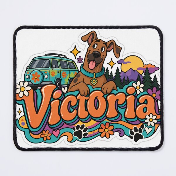 Item preview, Victoria’s Groovy Mystery Pup Sticker designed and sold by Gladys Art Studio.