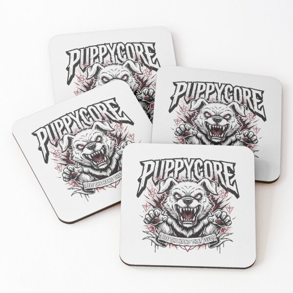 Item preview, Puppycore Bite The Hand That Feeds Occult Dog Graphic designed and sold by Enea Kelo.