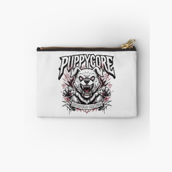 Item preview, Puppycore Bite The Hand That Feeds Occult Dog Graphic designed and sold by Enea Kelo.