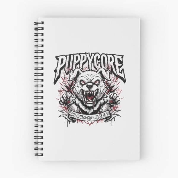Item preview, Puppycore Bite The Hand That Feeds Occult Dog Graphic designed and sold by Enea Kelo.