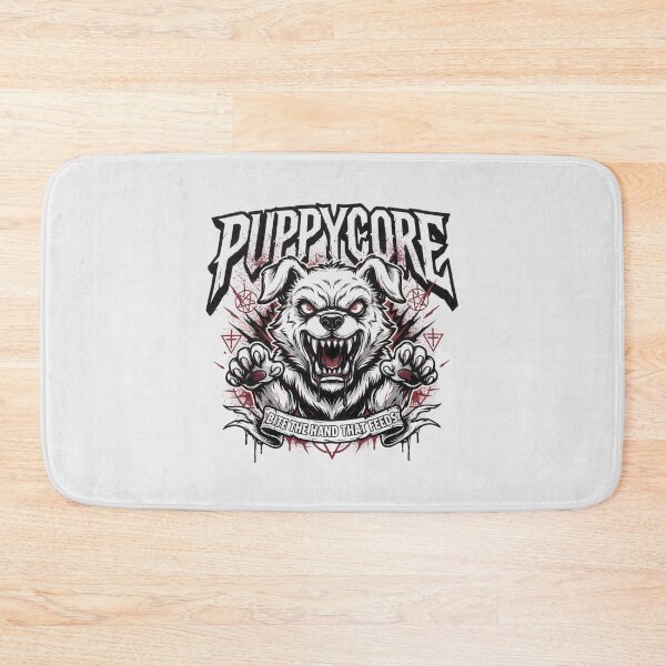 Item preview, Puppycore Bite The Hand That Feeds Occult Dog Graphic designed and sold by Enea Kelo.