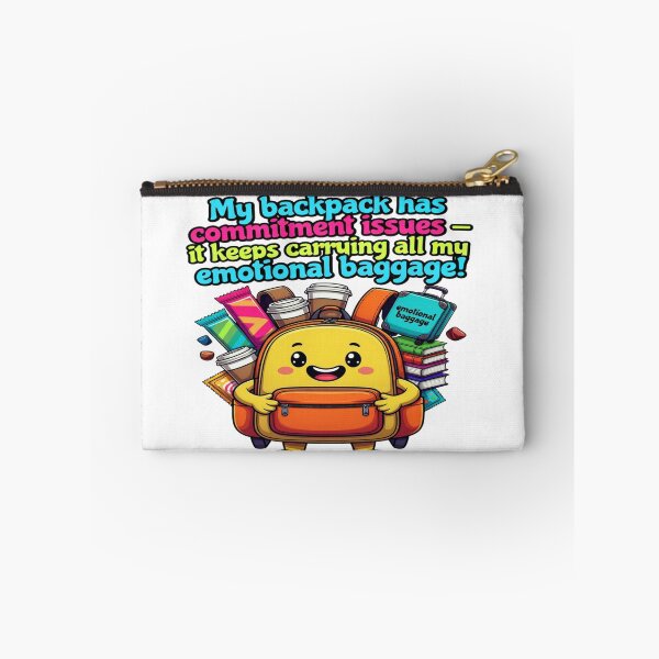 Item preview, My Backpack Has Commitment Issues | Funny Travel Backpack T-Shirt | Emotional Baggage, Traveler & Wanderlust Humor Gift designed and sold by Sushikidsntod.
