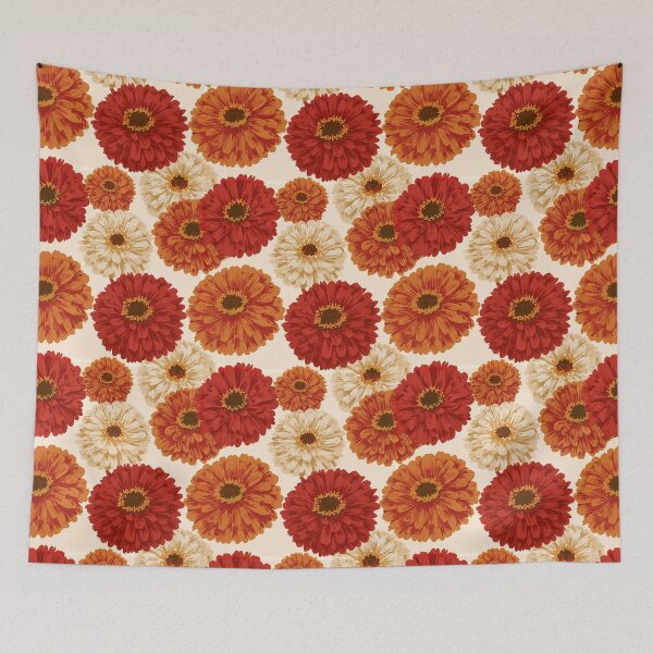 Item preview, Trendy Zinnia Flower  - Retro Flower Floral - Anniversary Gifts For Husband designed and sold by RoyalStarsPatts.